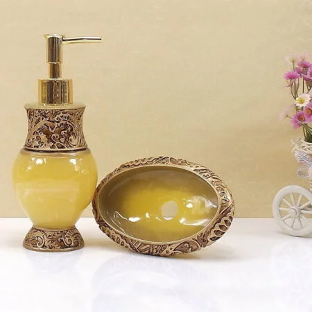 Cherry Bird Bathroom Set