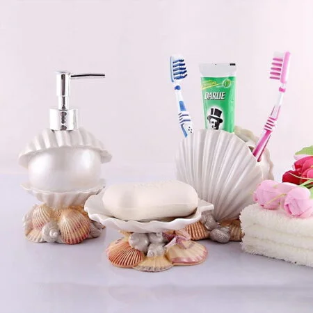 Coral Gem Bathroom Set