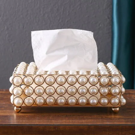 Akoya Pearls Tissue Box