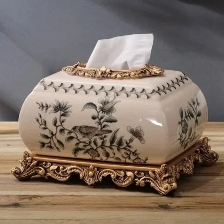 Savannah Sparrow Tissue Box