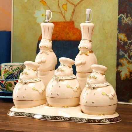 Snow Feather Jars