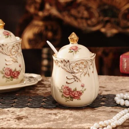Snow Feather Jars