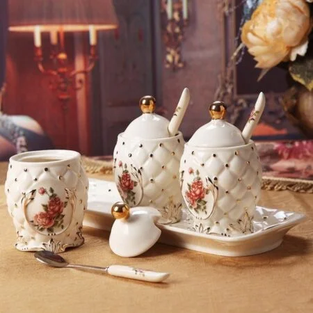 Snow Feather Jars