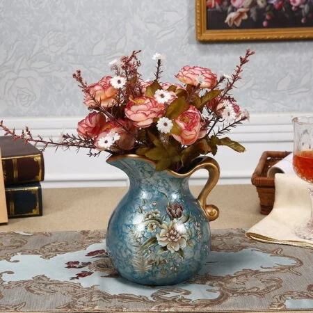 Snow Feather Flower Vases