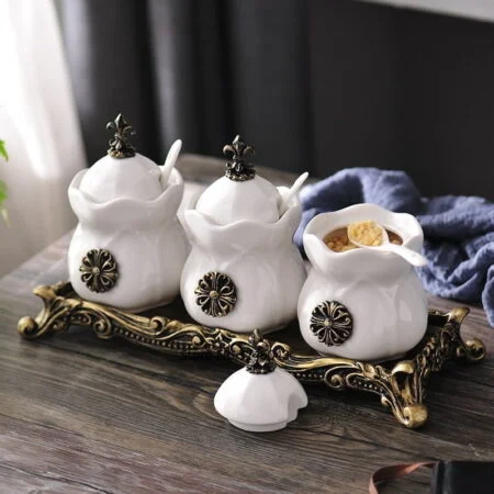 Snow Feather Jars