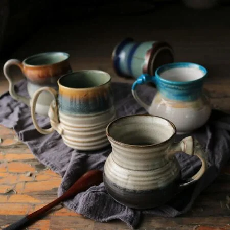 Handmade Japanese Coffee Mug