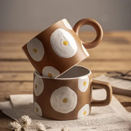 Retro Style Ceramic Mug