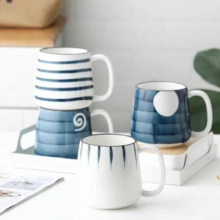 Milk Couple Ceramic Mugs