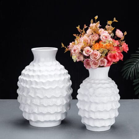 Irregular Wave Ceramic Vase