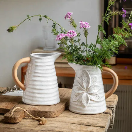 Embossed Ceramic Vase