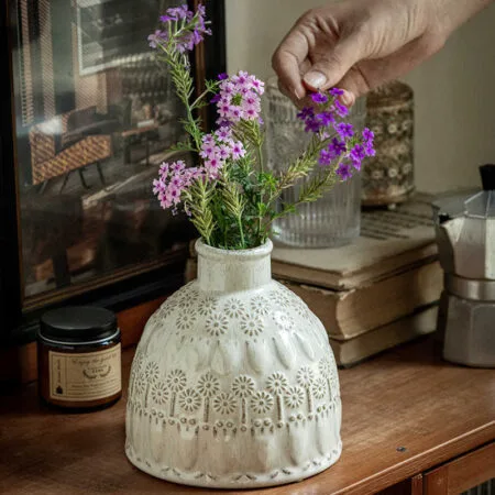 Dandelion Ceramic Vase