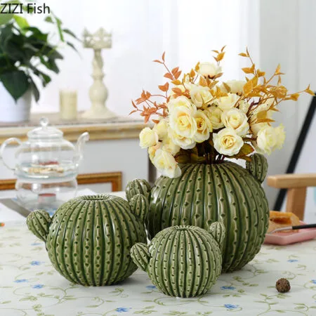Cuctus Ceramic Vase