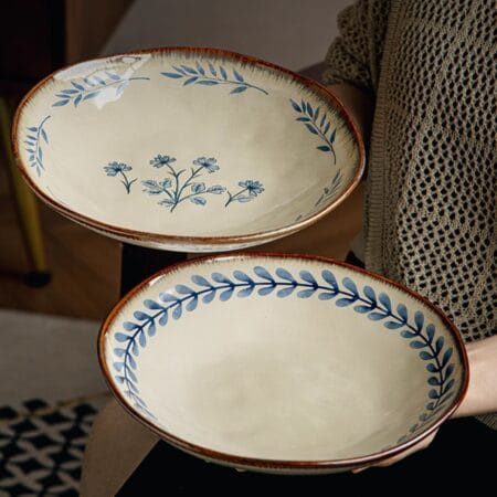 Irregular Ceramic Deep Plate