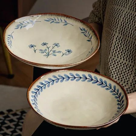Irregular Ceramic Deep Plate