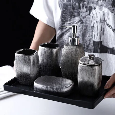 Silver Ceramic Wash