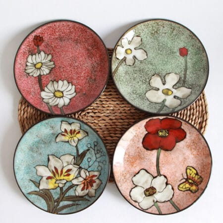 Kiln Flower Plate