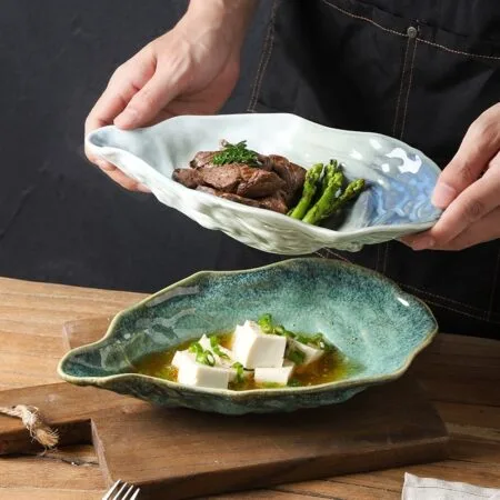 Irregular Kiln Ceramic Plate