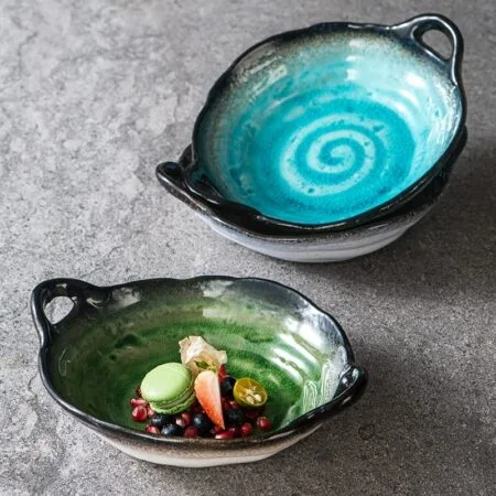 Crackle Glaze Dinner Plate