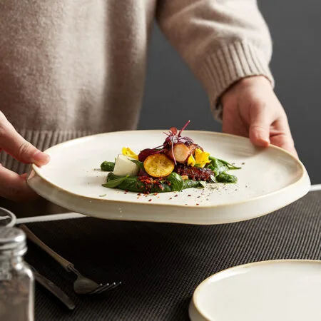 Western Cuisine Ceramic Plate