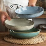 Ceramic Retro Dinner Plate