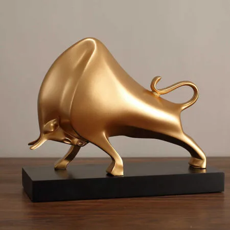 Angry Bull Sculpture