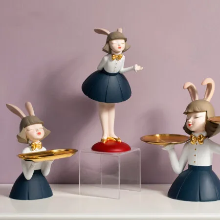 Rabbit Girl Figurines