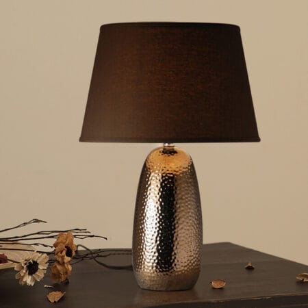 Metal Glazed Table Lamp