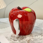 Apple Ceramic Tissue Box