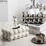 Bubble Ceramic Tissue Box