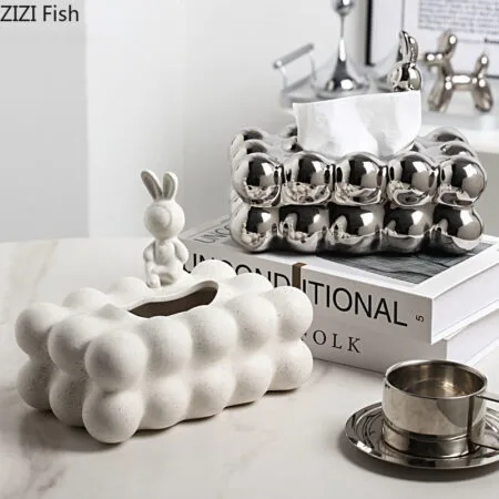 Bubble Ceramic Tissue Box