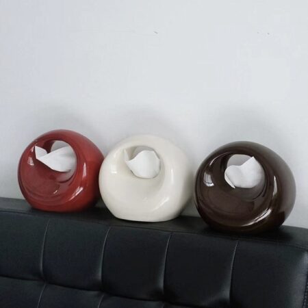 Handbag Ceramic Tissue Box