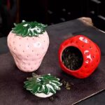Strawberry Ceramic Kitchen Jar